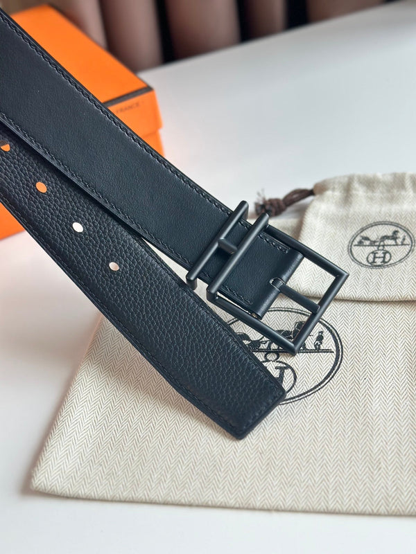 HM Nathan 40mm Belt Black Leather 187799