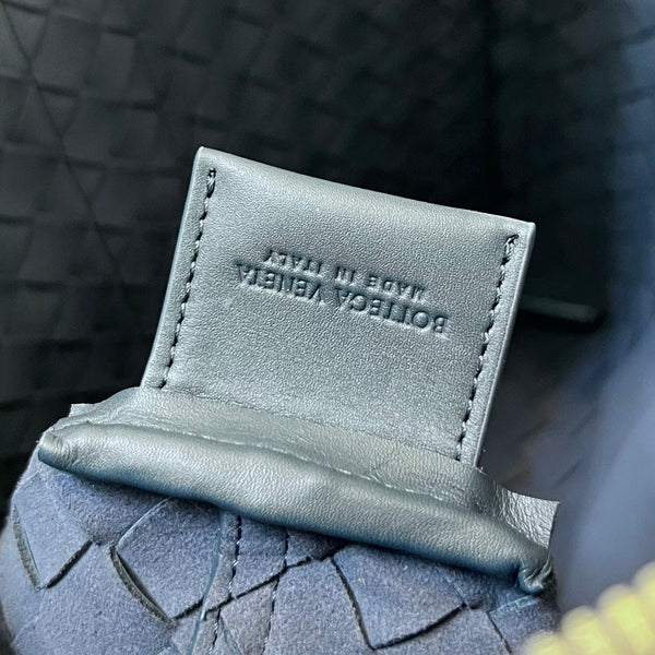 SLIM INTRECCIATO BRIEFCASE 36 SLATE CALFSKIN