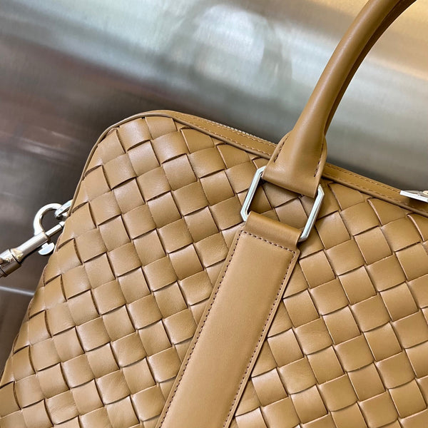 CARTELLA SLIM INTRECCIATO 36 CARAMELLO VITELLO MARRONE