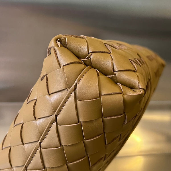 CARTELLA SLIM INTRECCIATO 36 CARAMELLO VITELLO MARRONE