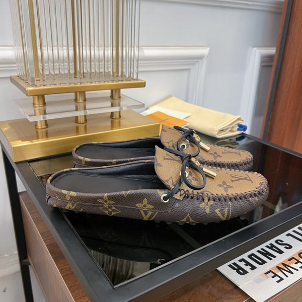 LV COSY FLAT CLASSIC MONOGRAM PALE BROWN