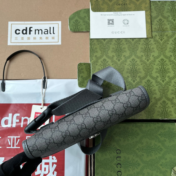 Gucci Waist Bag Grey Canvas 239995