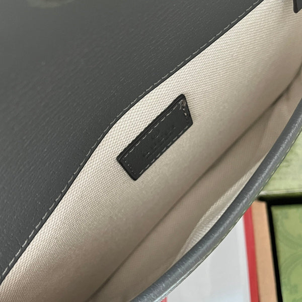 Gucci Waist Bag Grey Canvas 239995