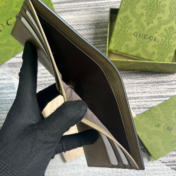 PORTAFOGLIO GG MARMONT 11 BIFOLD IN PELLE DI VITELLO MARRONE MOCHA