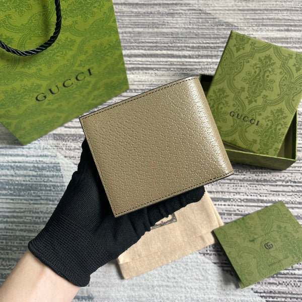 PORTAFOGLIO GG MARMONT 11 BIFOLD IN PELLE DI VITELLO MARRONE MOCHA