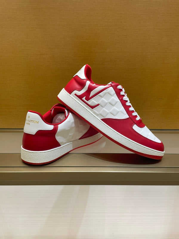 LV RIVOLI SNEAKER UOMO ROSSO BIANCO