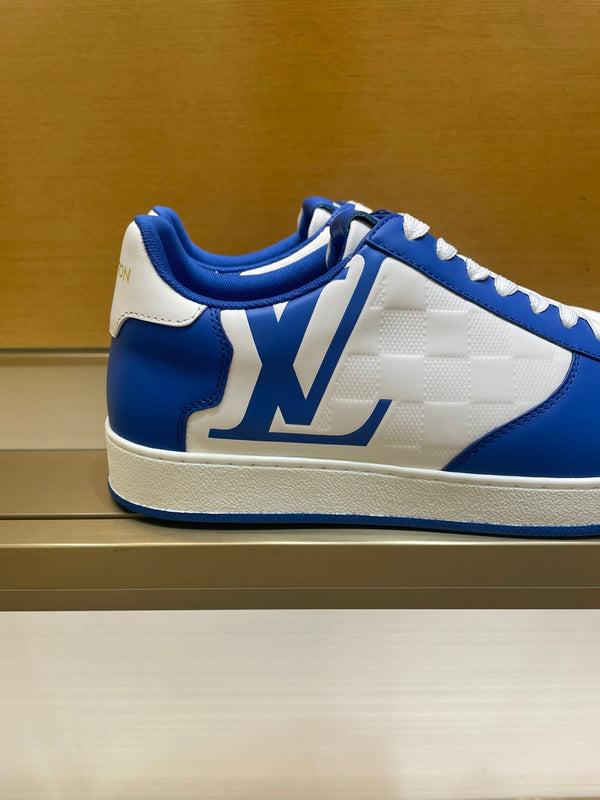 LV RIVOLI SNEAKER MEN BLUE WHITE