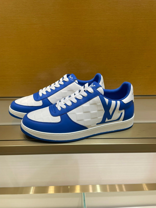 LV RIVOLI SNEAKER MEN BLUE WHITE