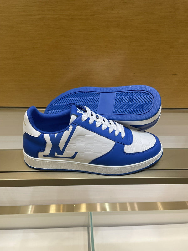 LV RIVOLI SNEAKER MEN BLUE WHITE