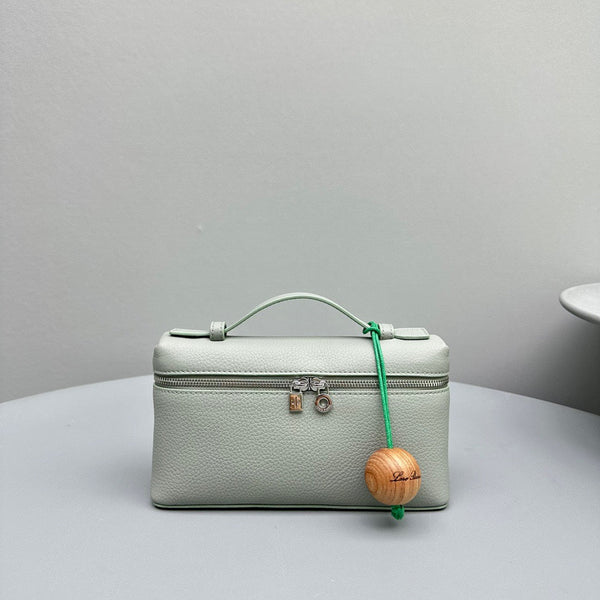 Borsa in pelle bovina extra pocket L19 Sage