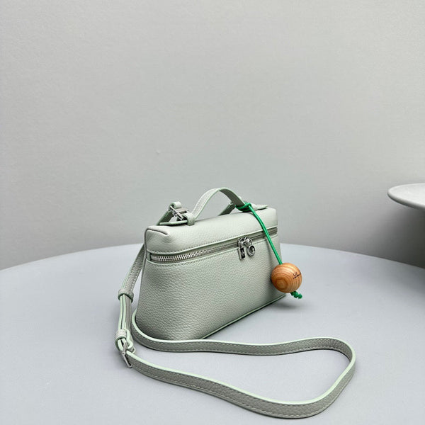 Borsa in pelle bovina extra pocket L19 Sage