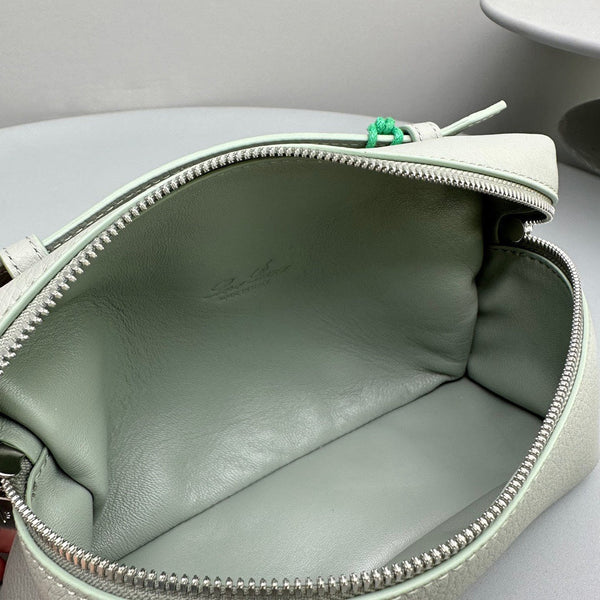 Borsa in pelle bovina extra pocket L19 Sage