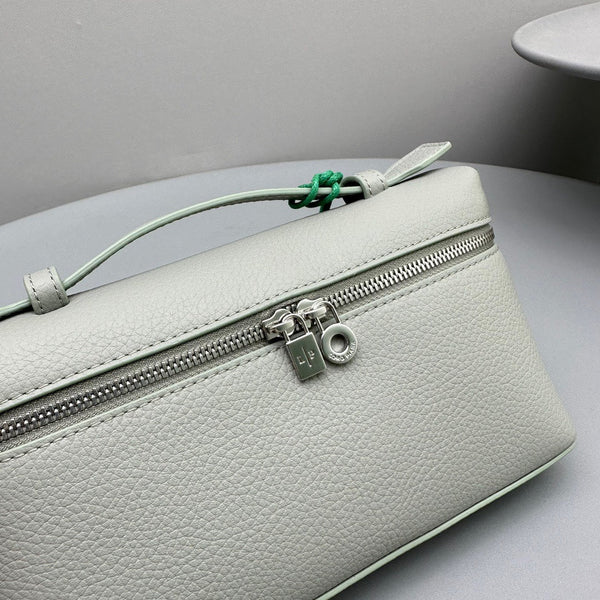 Borsa in pelle bovina extra pocket L19 Sage