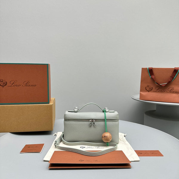 Borsa in pelle bovina extra pocket L19 Sage