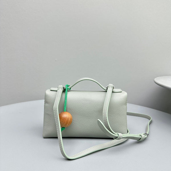 Borsa in pelle bovina extra pocket L19 Sage