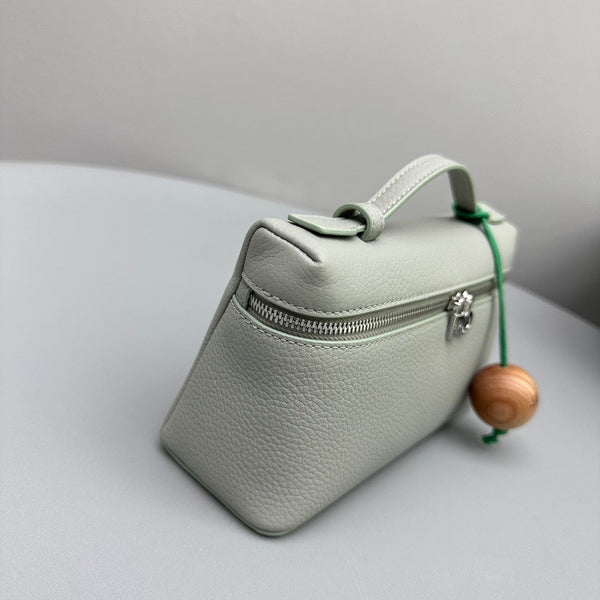 Borsa in pelle bovina extra pocket L19 Sage