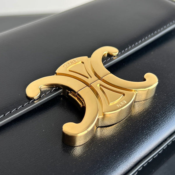 TRIOMPHE 20 BLACK CALFSKIN