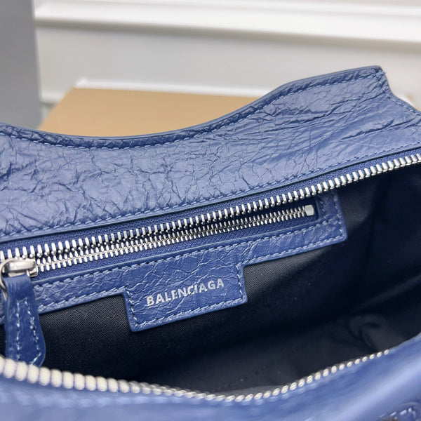 NEO CAGOLE 26 IN PELLE DI AGNELLO BLU MARINO