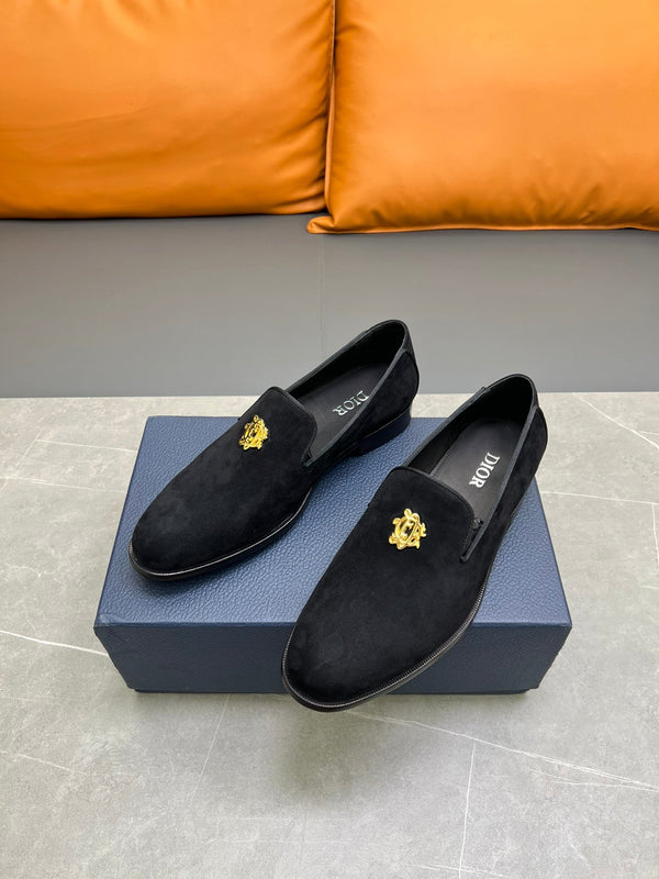 CD SPARROW LOAFER BLACK SUEDE