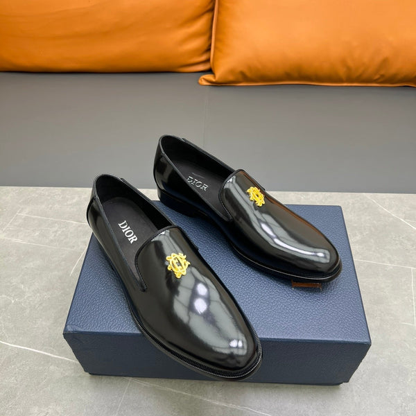 CD SPARROW LOAFER BLACK POLISHED CALFSKIN