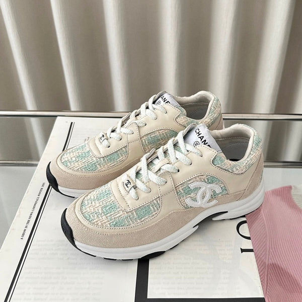 cc cc sneaker white cloud blue tweed dark cream calfskin