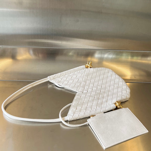 MINI SOLSTICE 30 PELLE DI AGNELLO BIANCA