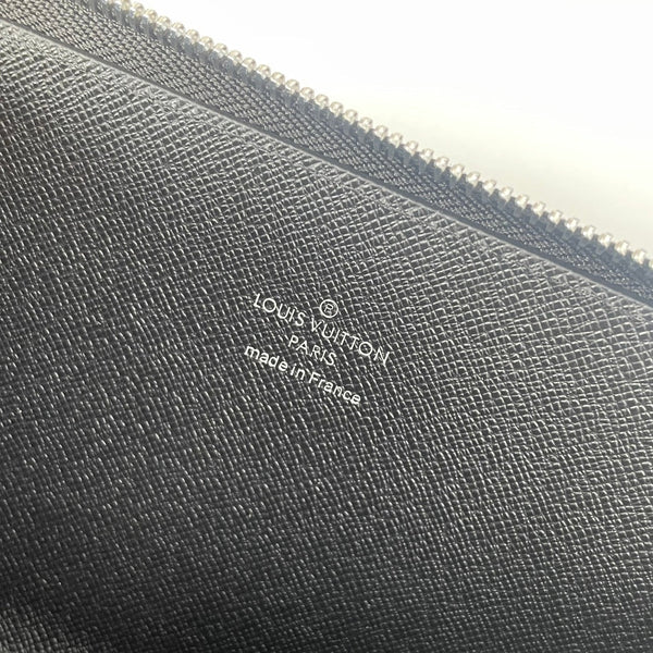 LV Double Zippy XL Wallet Black Damier Graphite 221553