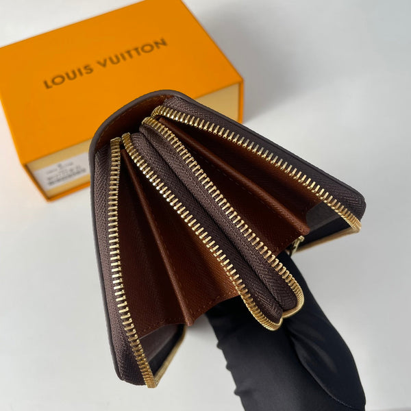 LV Double Zippy XL Wallet Brown Monogram Canvas 221554