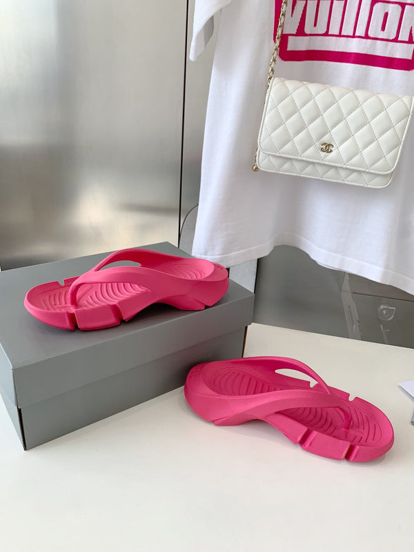 SANDALI INFRADITO IN GOMMA ROSA CABARET