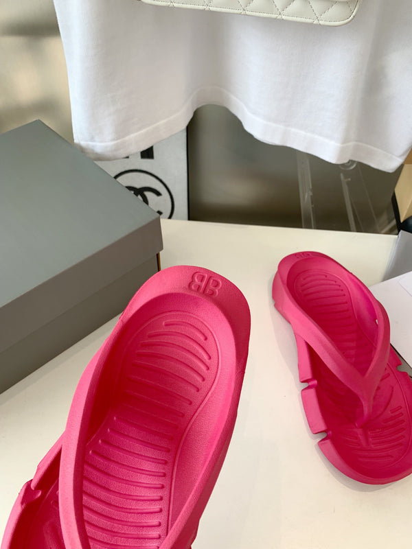 SANDALI INFRADITO IN GOMMA ROSA CABARET