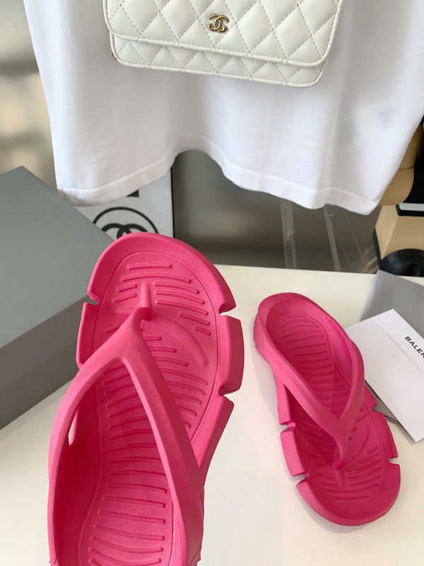 SANDALI INFRADITO IN GOMMA ROSA CABARET