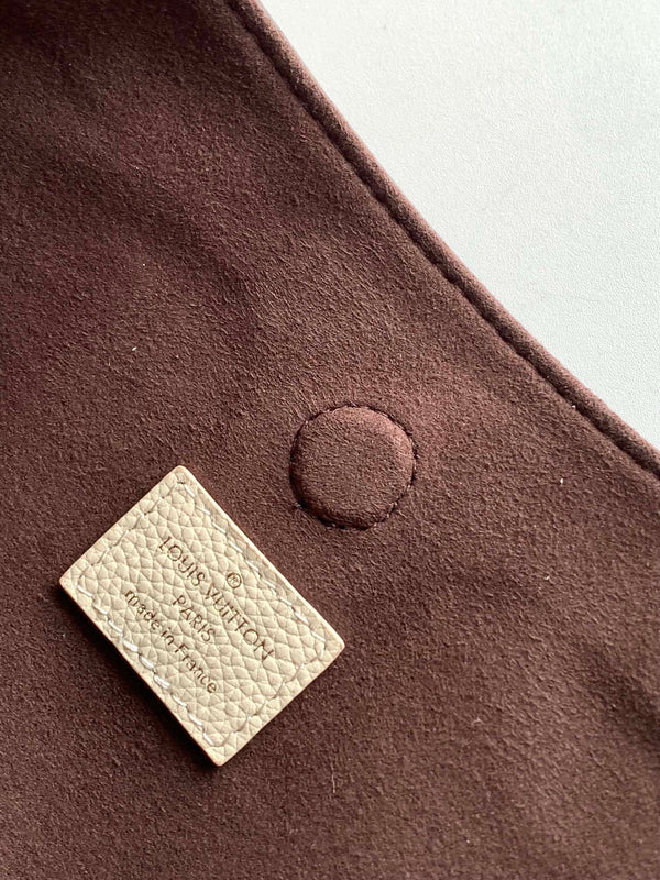 LV Opéra Handbag 36cm Brown White Monogram Canvas & Cowhide GHW