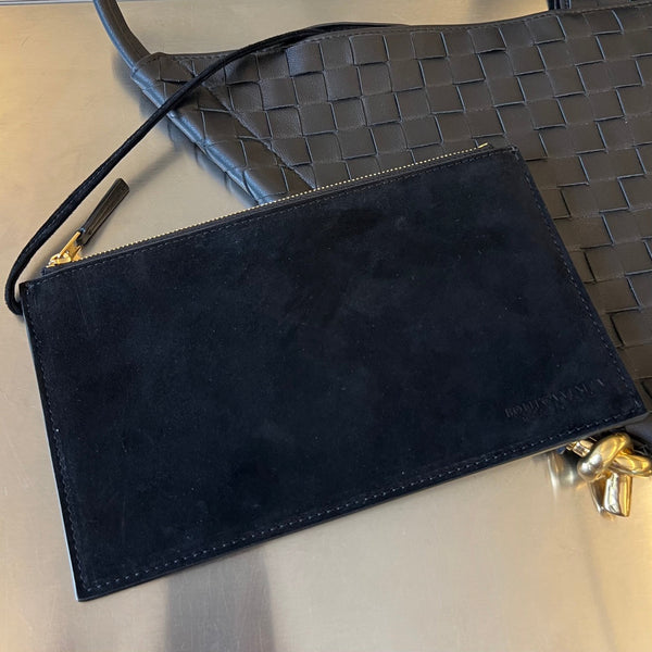 MEDIUM SOLSTICE 44 PELLE DI AGNELLO NERA