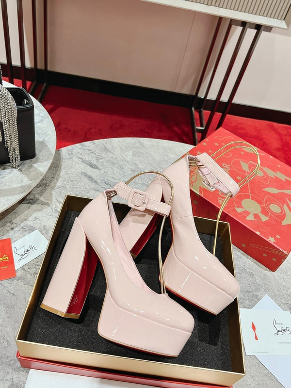 CL Platforms Movida Jane 130 mm Patent Leather Pink