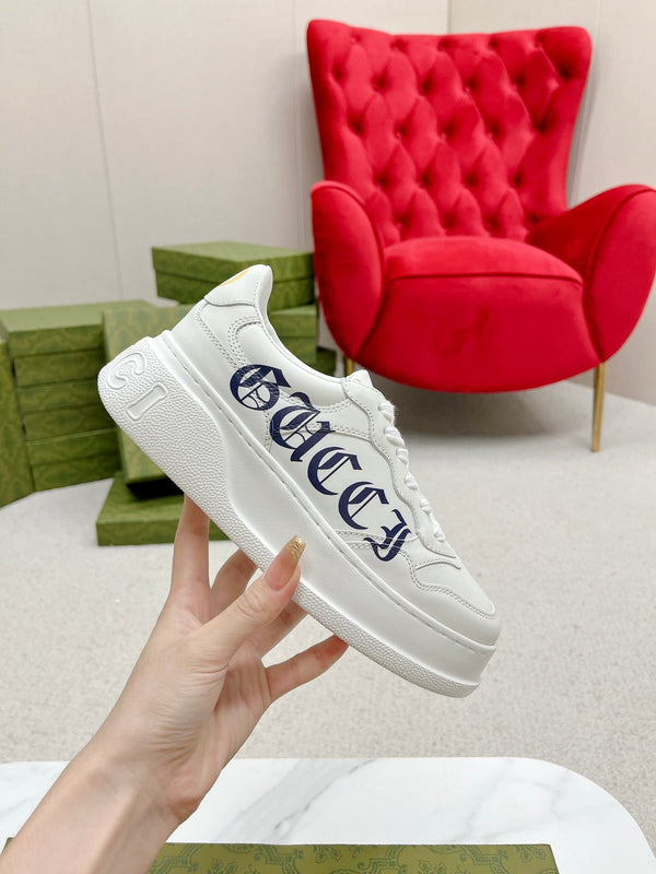 GG TRAINER PELLE DI VITELLO BIANCA