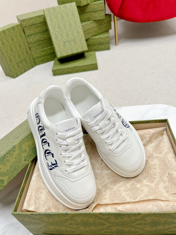 GG TRAINER PELLE DI VITELLO BIANCA