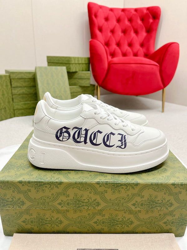 GG TRAINER PELLE DI VITELLO BIANCA