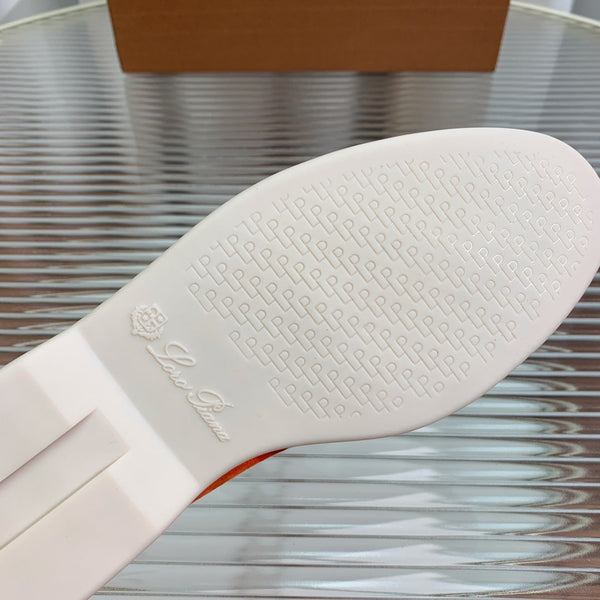 mocassino LP Dot Sole Walk in pelle scamosciata arancione