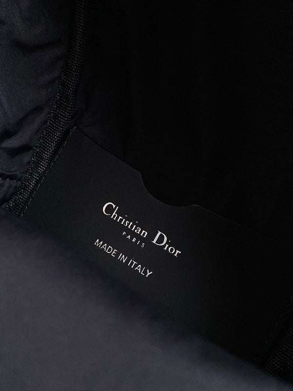 ZAINO MINI RIDER 24 BEIGE E NERO JACQUARD OBLIQUO