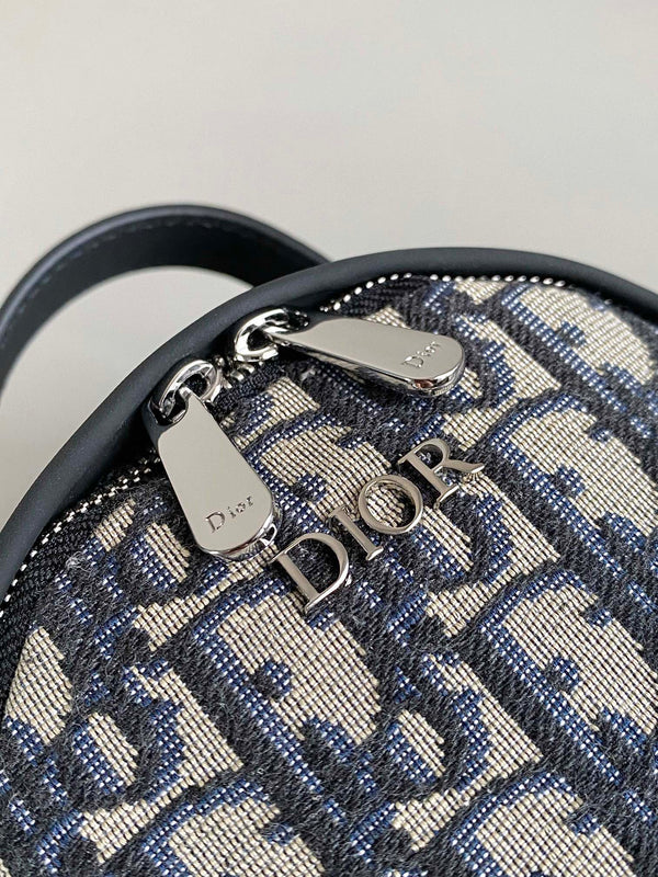 ZAINO MINI RIDER 24 BEIGE E NERO JACQUARD OBLIQUO