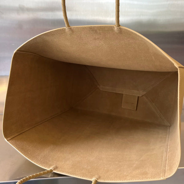 BORSA MARRONE MEDIA 32 IN PELLE DI VITELLO KRAFT