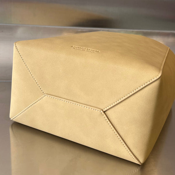 BORSA PICCOLA 26 MARRONE IN PELLE DI VITELLO KRAFT