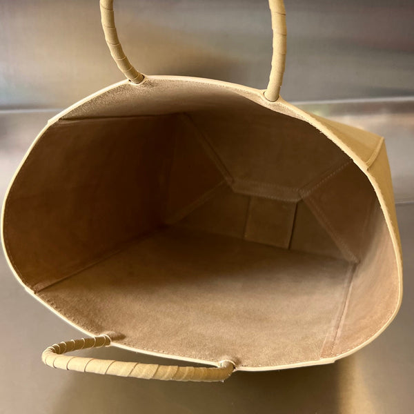 BORSA PICCOLA 26 MARRONE IN PELLE DI VITELLO KRAFT