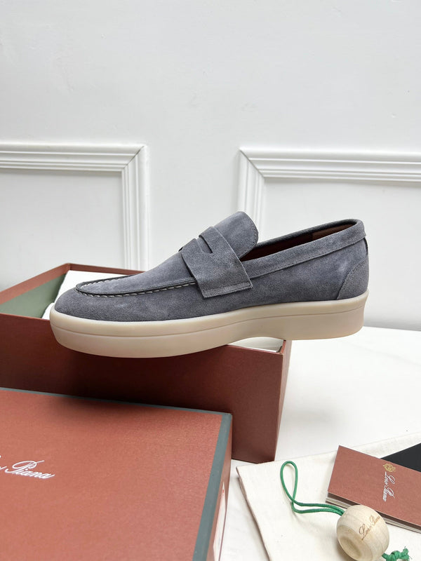 MOCASSINI LP SUMMER WALK IN CAMOSCIO GRIGIO SCURO