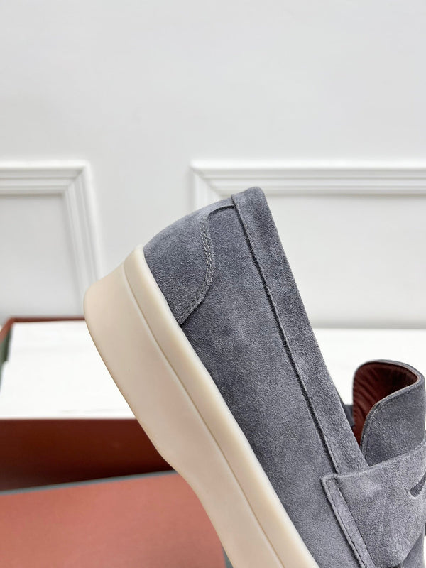 MOCASSINI LP SUMMER WALK IN CAMOSCIO GRIGIO SCURO