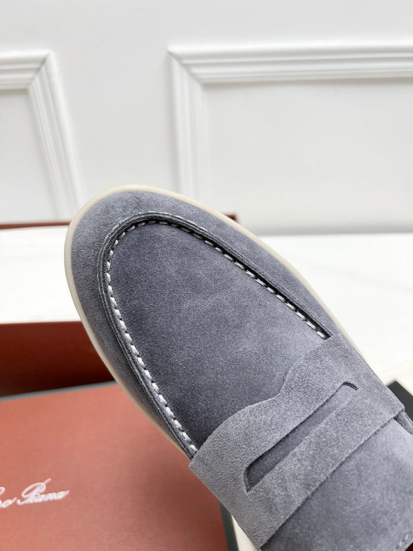 MOCASSINI LP SUMMER WALK IN CAMOSCIO GRIGIO SCURO