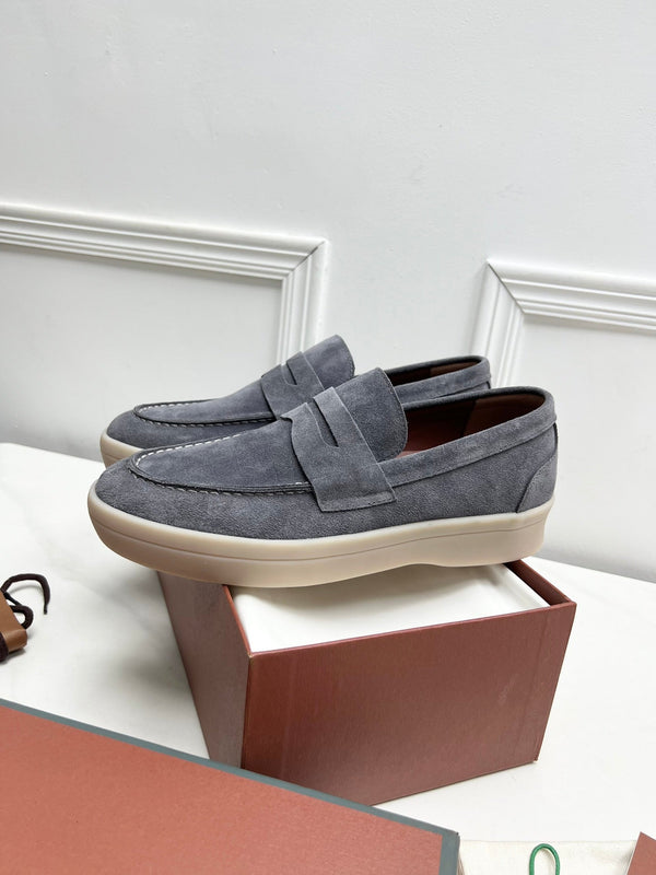 MOCASSINI LP SUMMER WALK IN CAMOSCIO GRIGIO SCURO