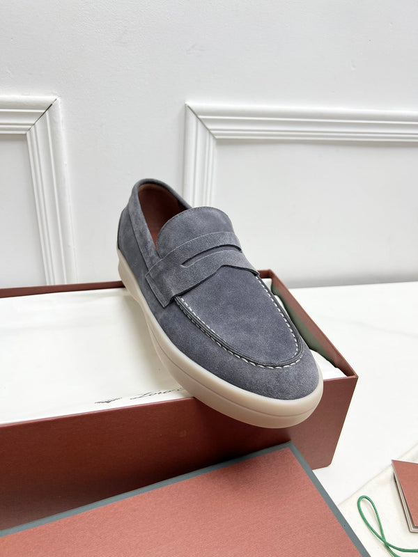 MOCASSINI LP SUMMER WALK IN CAMOSCIO GRIGIO SCURO