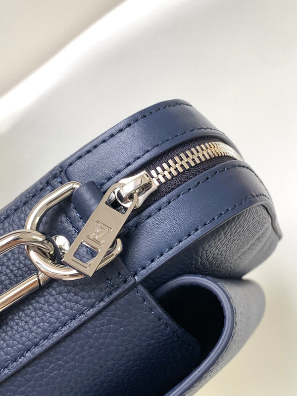 LV Fastline Messenger Bag 23.5 Blue Cowhide HW