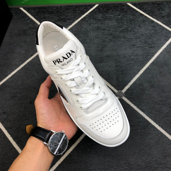 PRA DOWNTOWN LEATHER SNEAKERS WHITE MIX CRYSTAL